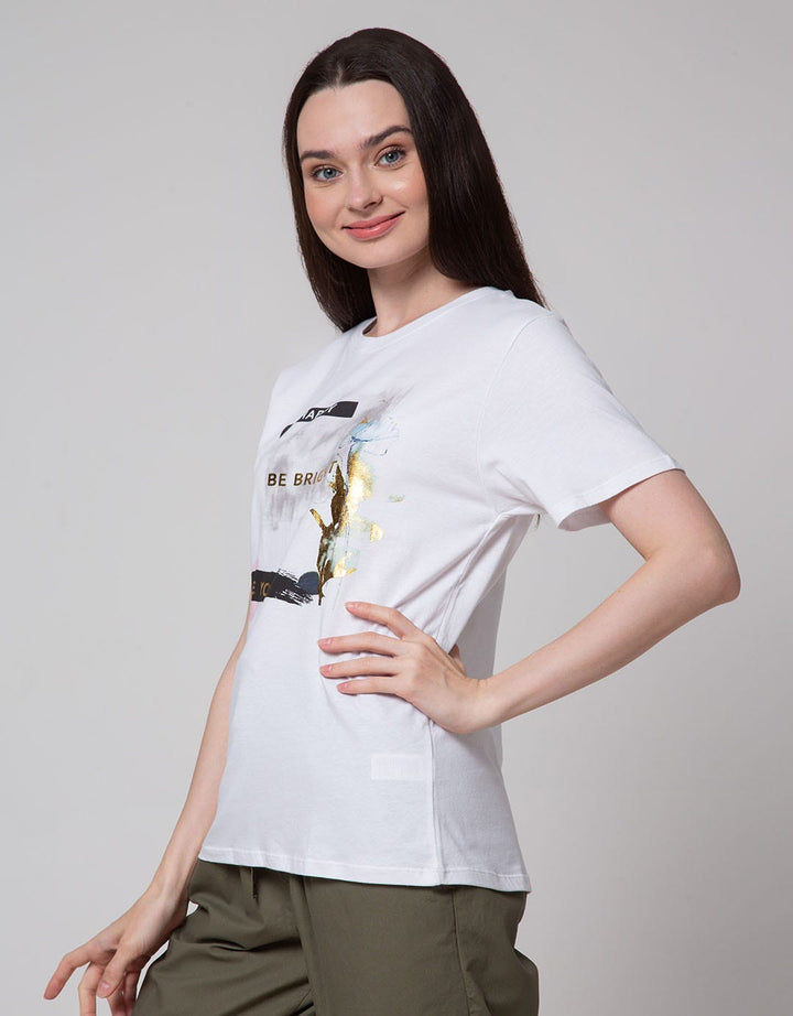 Details Be Happy You Kaos Wanita