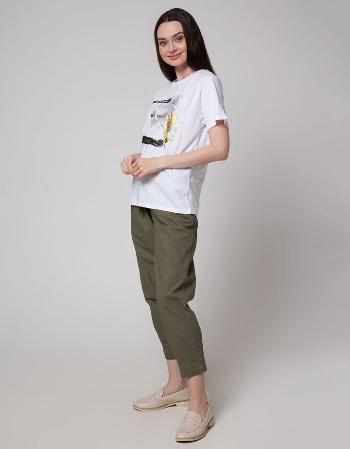 Details Be Happy You Kaos Wanita