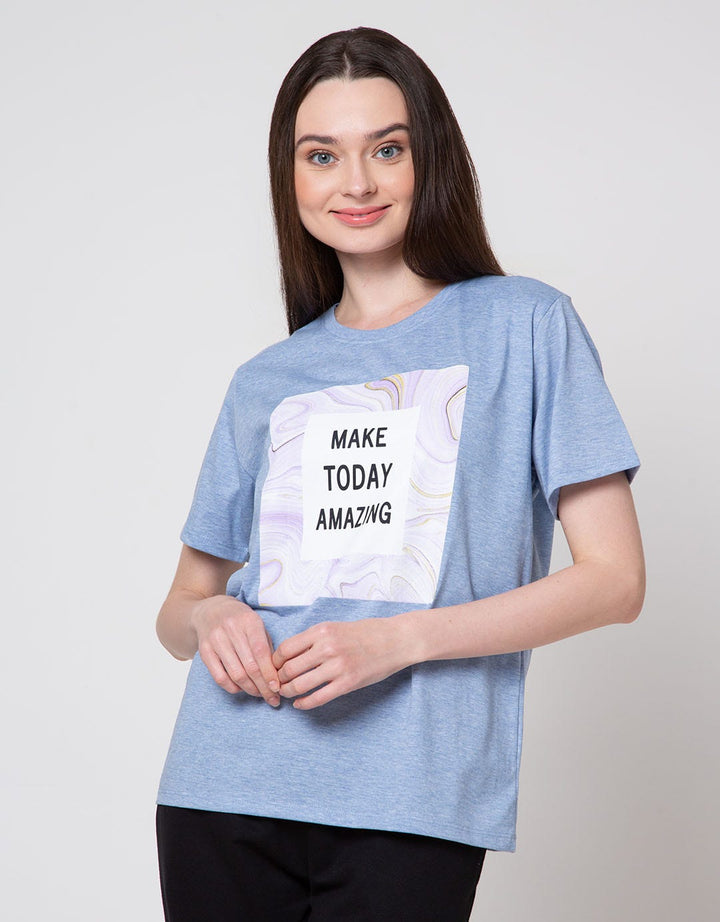 Details Pull Side String Kaos Wanita