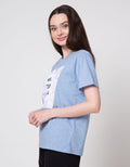 Details Pull Side String Kaos Wanita