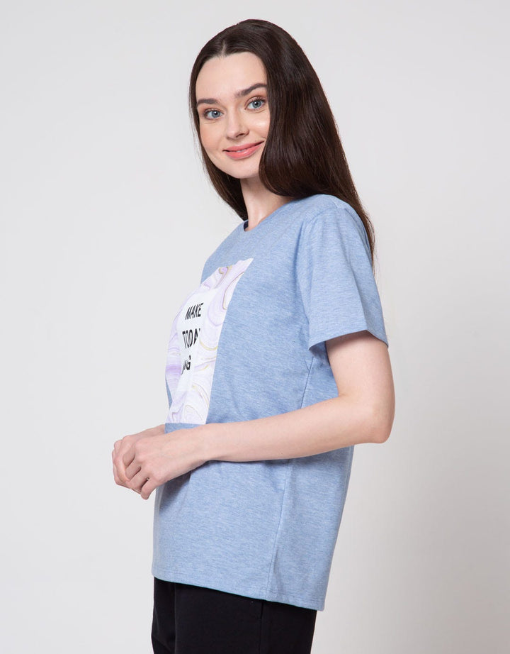 Details Pull Side String Kaos Wanita