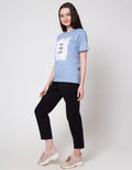 Details Pull Side String Kaos Wanita