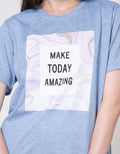 Details Pull Side String Kaos Wanita