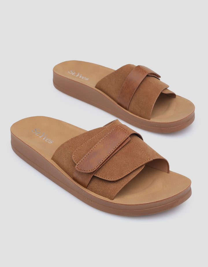 St. Yves Sandal Slip On Multi Strap Wanita