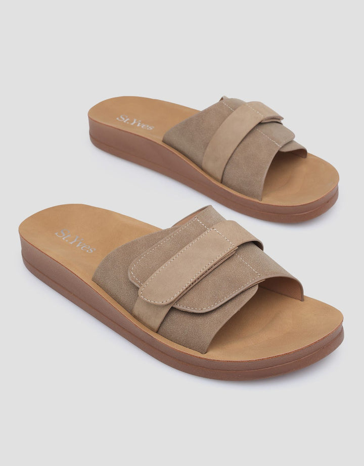 St. Yves Sandal Slip On Multi Strap Wanita