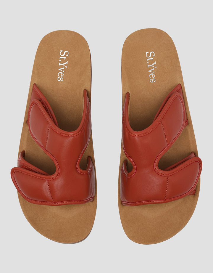 St Yves Sandal Slip On Women Velcro Strap