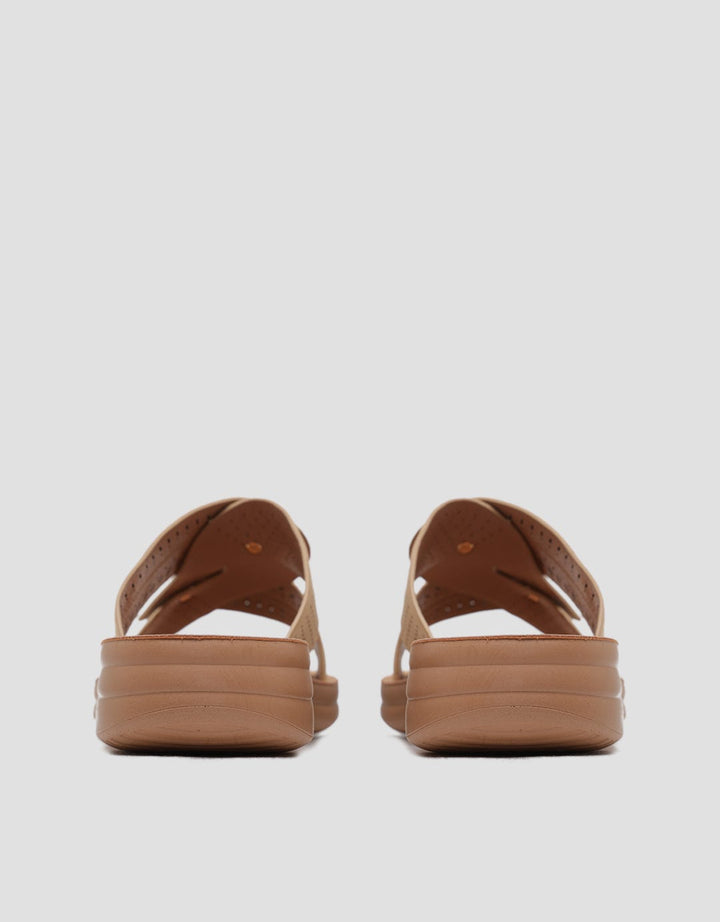 St. Yves Dot Cross Sandal Slip On Wanita