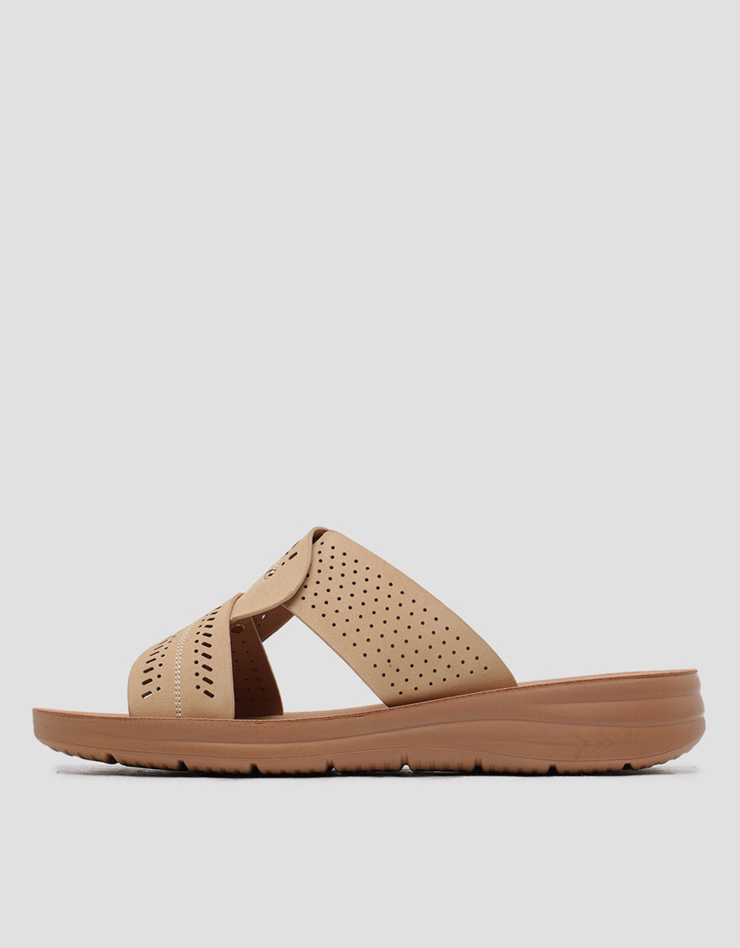 St. Yves Dot Cross Sandal Slip On Wanita