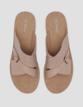 St. Yves Buckle Strap Women's Slip On Sandals