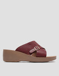 St. Yves Buckle Strap Women's Slip On Sandals