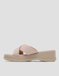 St. Yves Corss Ban Slip On Sandal Wedges Wanita
