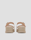 St. Yves Double Ban Sandal Wedges Wanita