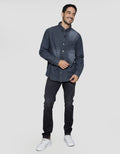 Nevada Denim Washing Regular Men's Long Sleeve Shirt