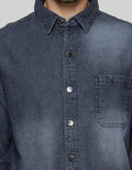 Nevada Denim Washing Regular Men's Long Sleeve Shirt