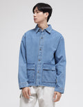 Nevada Denim Jacket Oversized Two Pocket
