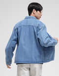 Nevada Denim Jacket Oversized Two Pocket