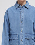 Nevada Denim Jacket Oversized Two Pocket