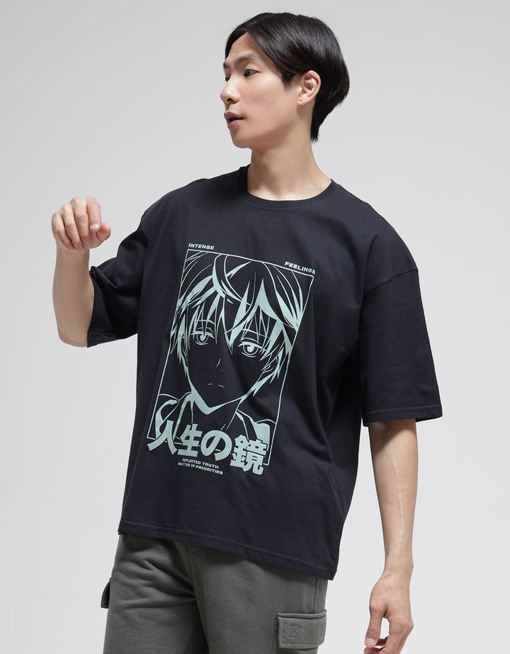 Nevada Anime Oversized Men's T-Shirt