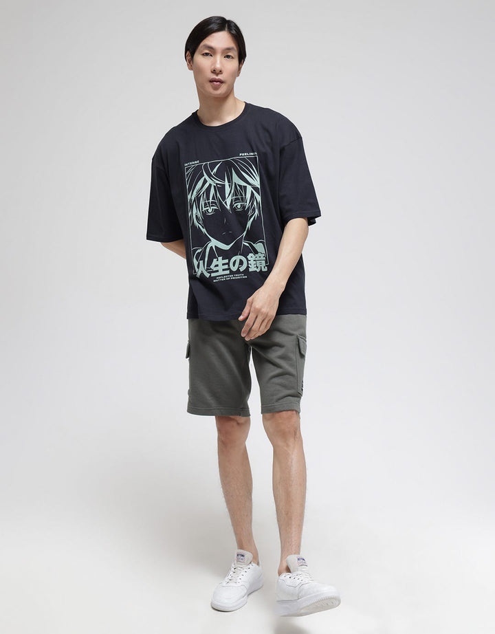 Nevada Anime Oversized Men's T-Shirt