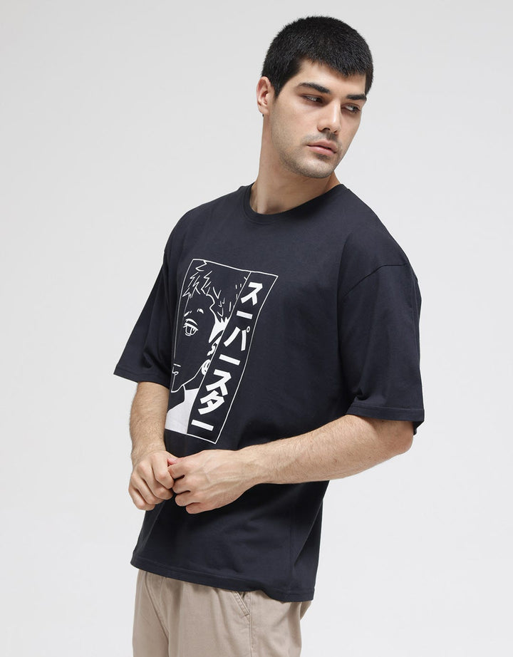 Nevada Short Sleeve Oversized Anime T-Shirt