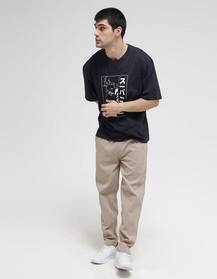 Nevada Short Sleeve Oversized Anime T-Shirt