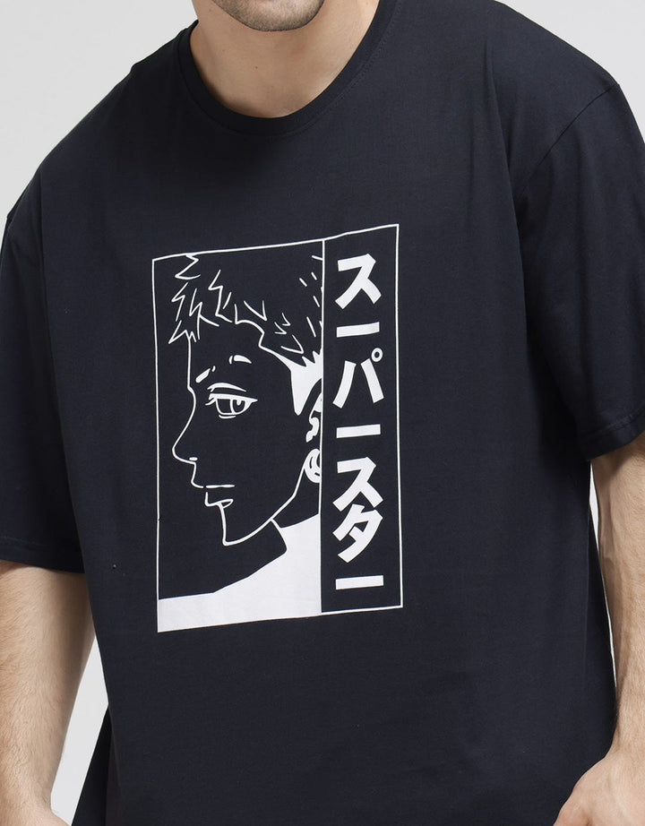 Nevada Short Sleeve Oversized Anime T-Shirt