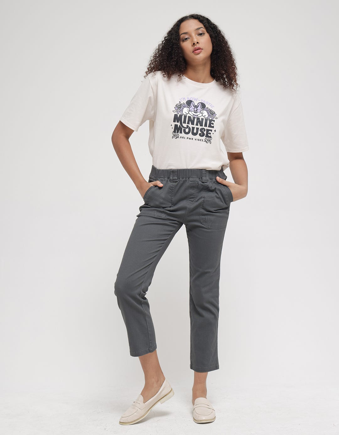 Triset Casual Pants Plain Look