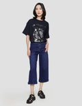 Triset Casual Pants Denim Look With Small Pocket