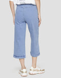 Triset Casual Pants Denim Look With Button