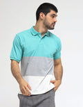 Nevada Jersey Stripe Tricolor Polo Shirt Pria