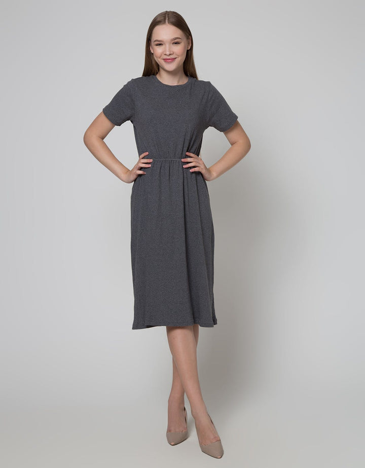 Connexion Short Sleeve Maxi Dress Rib