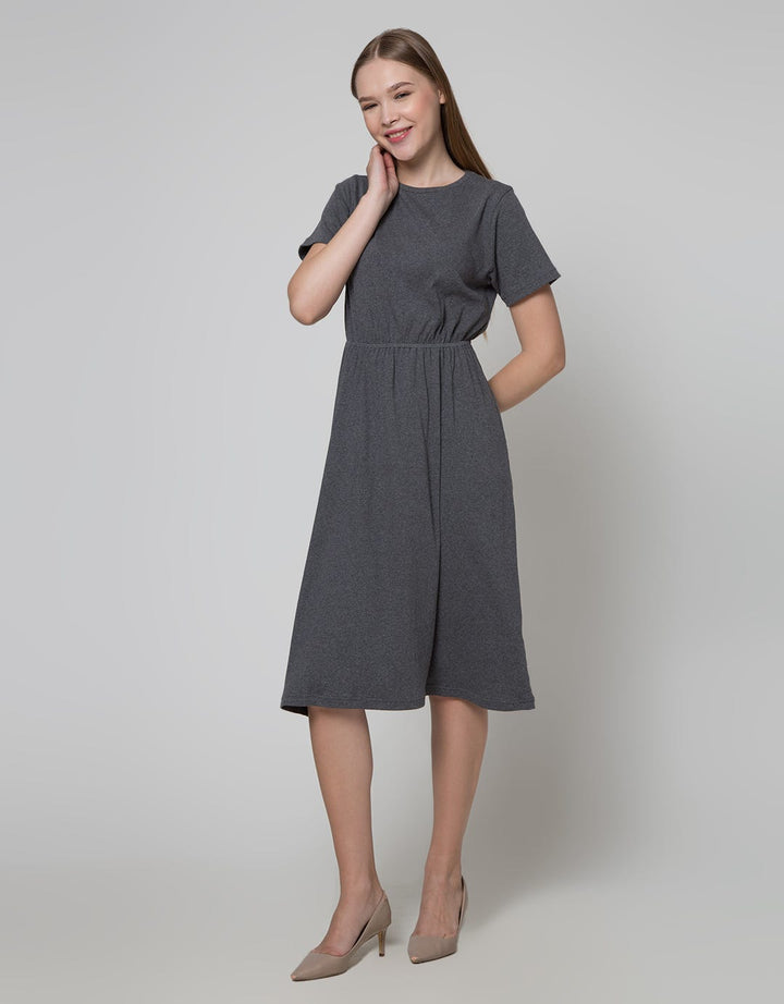Connexion Short Sleeve Maxi Dress Rib