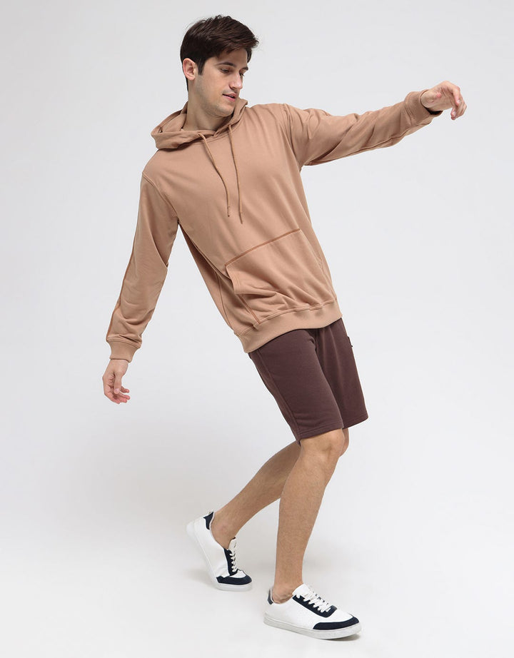Nevada Sweatshirt Oversized Hoodie Contrast Stitch