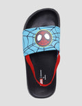 Marvel Slipper Sandals Boys Spiderman Head