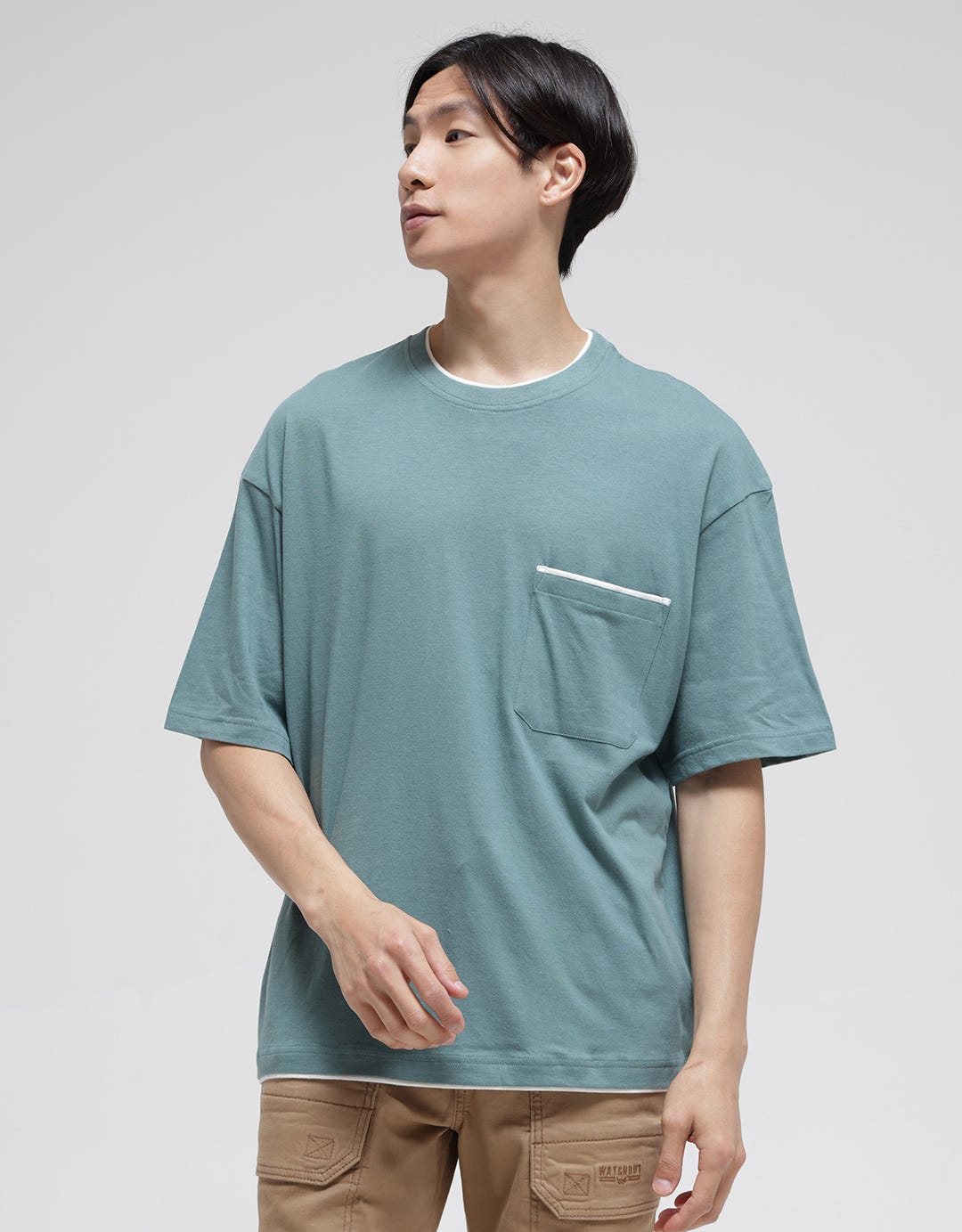 Nevada Oversized With List Kaos Pria
