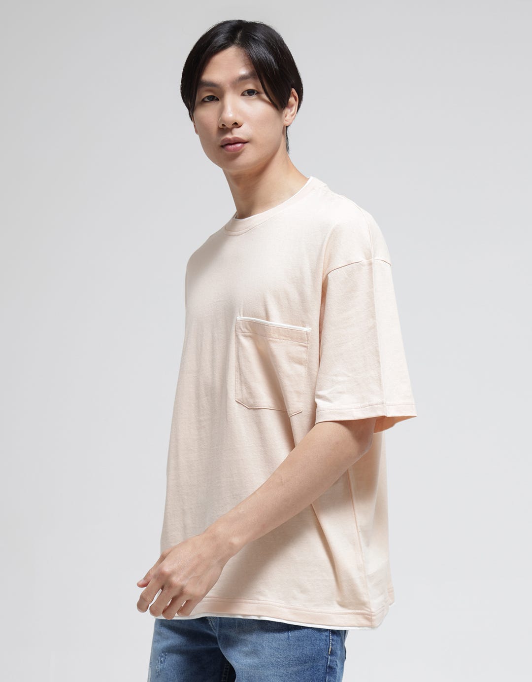 Nevada Oversized With List Kaos Pria