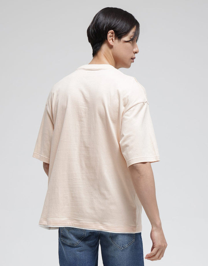 Nevada Oversized With List Kaos Pria