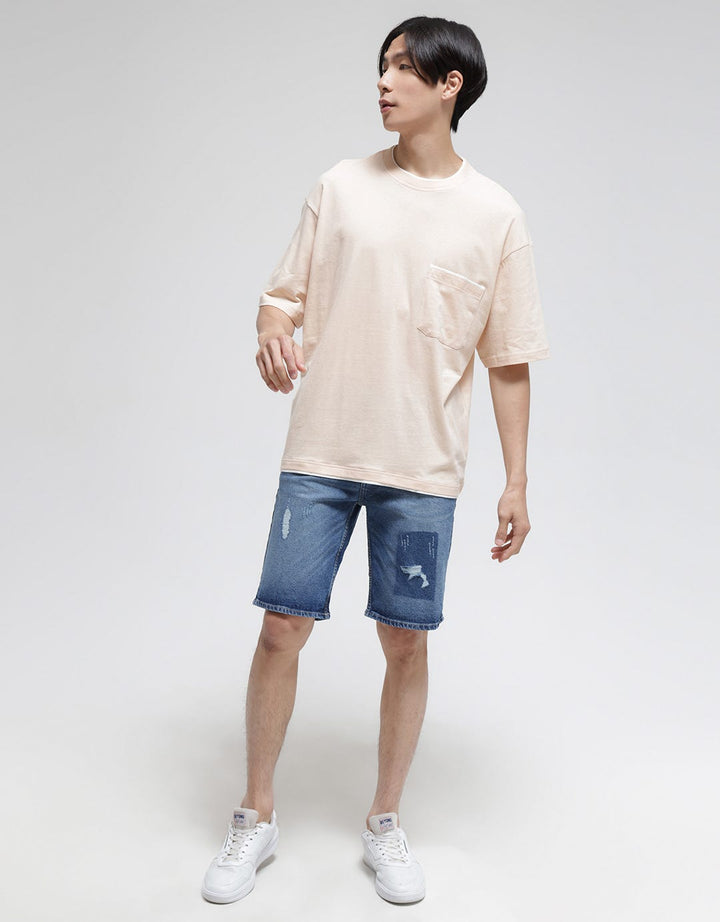 Nevada Oversized With List Kaos Pria