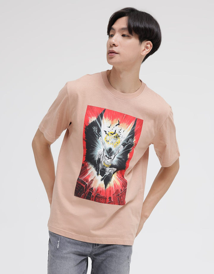 Nevada WB200 Batman Print Kaos Pria
