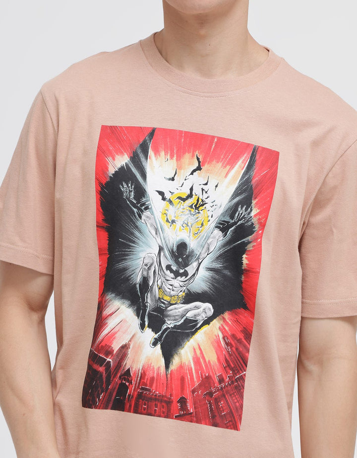 Nevada WB200 Batman Print Kaos Pria