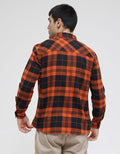 Nevada Long Sleeve Checked Flannel Shirt