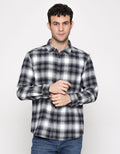 Nevada Men's Long Sleeve Flannel Checked Shirt