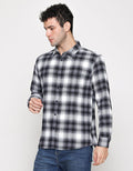 Nevada Men's Long Sleeve Flannel Checked Shirt
