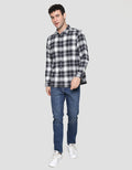 Nevada Men's Long Sleeve Flannel Checked Shirt