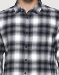 Nevada Men's Long Sleeve Flannel Checked Shirt