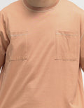 Nevada Short Sleeve T-Shirt Contrast Stitch Oversized