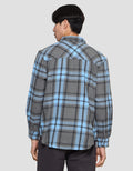 Nevada Kemeja Lengan Panjang Checked Flannel Pria