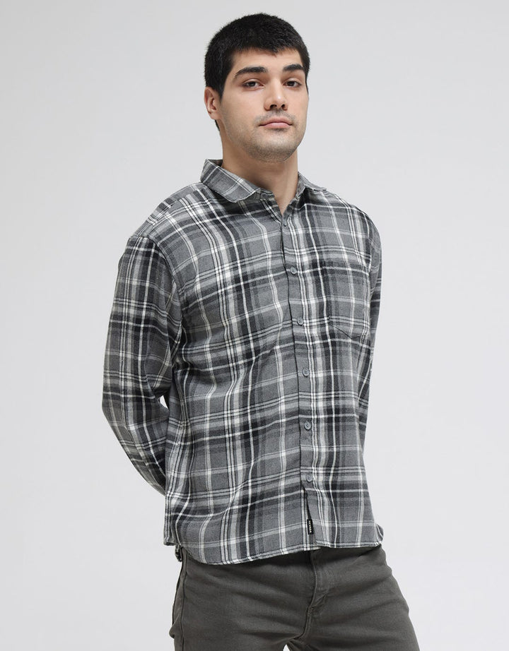 Nevada Long Sleeve Shirt Checked Flannel