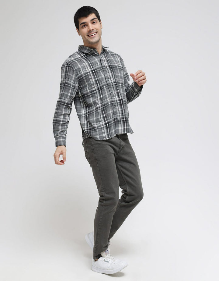 Nevada Long Sleeve Shirt Checked Flannel