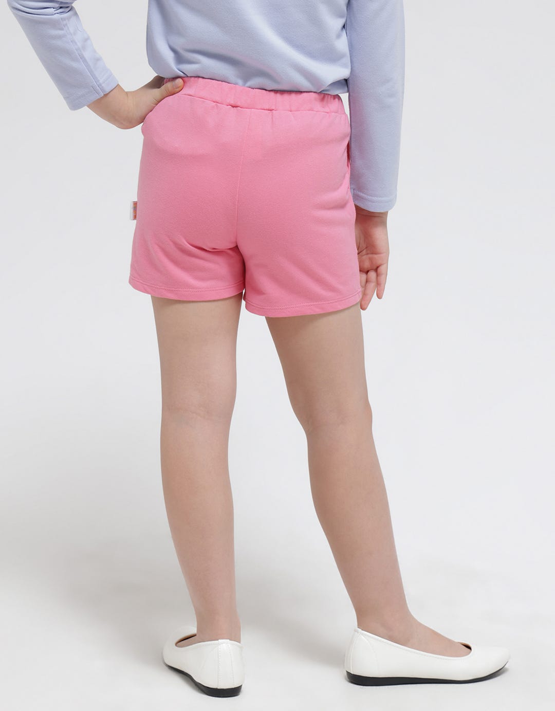 Little M Short Pants Basic Kantong Tempel